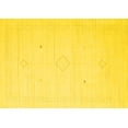 thumbnail image 1 of Ahgly Company Machine Washable Indoor Rectangle Solid Yellow Modern Area Rugs, 8' x 10', 1 of 4