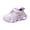 Purple, variant on enyan Baby Girl Shoes Toddler Light Up Shoes Boys Girls Breathable Luminous Tennis Sneakers for Outdoor Sport,Blue,Size 9