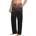 thumbnail image 2 of Balery Men'S Rose Gold Glitter1 Pants,Sleepwear Pants,Pajama Pants,Pj Bottoms Drawstring And Pockets-Small, 2 of 9