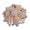 White+Golden, variant on UDIYO Brooch Pin Exquisite Anti-rust Silver Plated Rhinestone Round Blossom Flower Breastpin for Dating