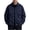 Navy, variant on Plus Size Men's Cotton Twill Field Jacket Lapel Collar Snap Button Pockets Casual Coat for Fall Winter Outdoor