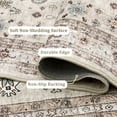 thumbnail image 3 of Hasoo Washable Rug 8' x 10' Rugs for Living Room Vintage Floral Farmhouse Indoor Carpet for Bedroom, Beige, 3 of 7