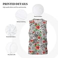 thumbnail image 3 of Naloa Roses Mixed Zebra 1 Basketball Jersey Reversible Men's Mesh Athletic Sports Shirts Training Practice S-4XL4X-Large, 3 of 6