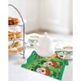 thumbnail image 4 of St. Patrick's Day Kitchen Dish Towels for Drying Dishes Set of 2, Funny Gnomes Beer Gold Coin Shamrock Green Waffle Weave Microfiber Hand Tea Bathroom Towels Quick Dry & Absorbent Towel 12x12, 4 of 7
