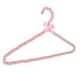 thumbnail image 2 of Perchas decorativas Macarena de plástico rosa para prendas delicadas, 2 of 8