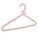 thumbnail image 2 of Perchas decorativas de perlas para ropa que ahorran espacio Perfecl blanco y rosa, 2 of 8