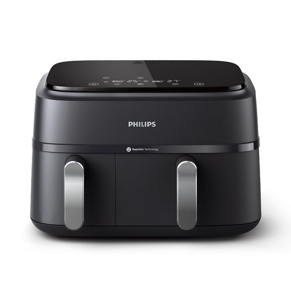 Philips 3000 Series 9.5qt Dual Basket Air Fryer Black (NA351/00)