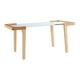thumbnail image 3 of Muebles de casa de muñecas a escala 1/6, mesa de comedor para figura de acción de 12 pulgadas moderna Madera de Haya, 3 of 7