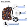 thumbnail image 4 of Yiaed Halloween With Skull Print Backpack, Premium Laptop Backpack, Travel Backpack for Women, Lightweight Backpacks, Comfortable Back Pack-Medium, 4 of 7