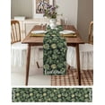 thumbnail image 6 of Hokiten Table Runners 120 Inches Long Dress Scarves, Summer Palm Tree Farmhouse Coffee/Dining/Kitchen Table Runner for Living Room, Welcome Tropical Botanical 13x120 Inch, 6 of 7
