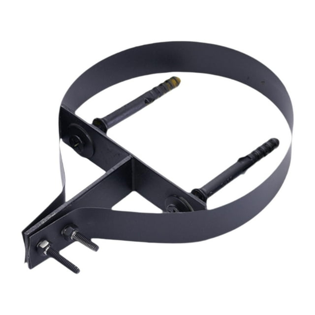 jifeng Support de Cheminée 135 mm Accessoires Robuste Sangle Murale Pince à Tuyau Noir
