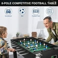 thumbnail image 5 of golytefs Competition Sized Foosball Desk Wear Resist Manual Football Playing Table Reusable for Friends And Family Playing, 5 of 9