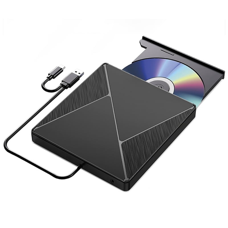 Unidad de DVD externa USB 3.0, grabadora de CD-ROM portátil de doble ...