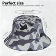 thumbnail image 3 of Camouflage Bucket Hat, Personalized Acrylic Fisherman Hat, Soft and Warm Casual Outdoor Cap for Daily Wear, 3 of 6