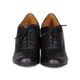 thumbnail image 4 of New Women Refresh Amany Leatherette Lace Up Oxford Chunky Heel Bootie, 4 of 5