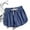 Blue, variant on uublik Women's Shorts Elastic Waist Drawstring Shorts Women's Sweat Shorts Blue S
