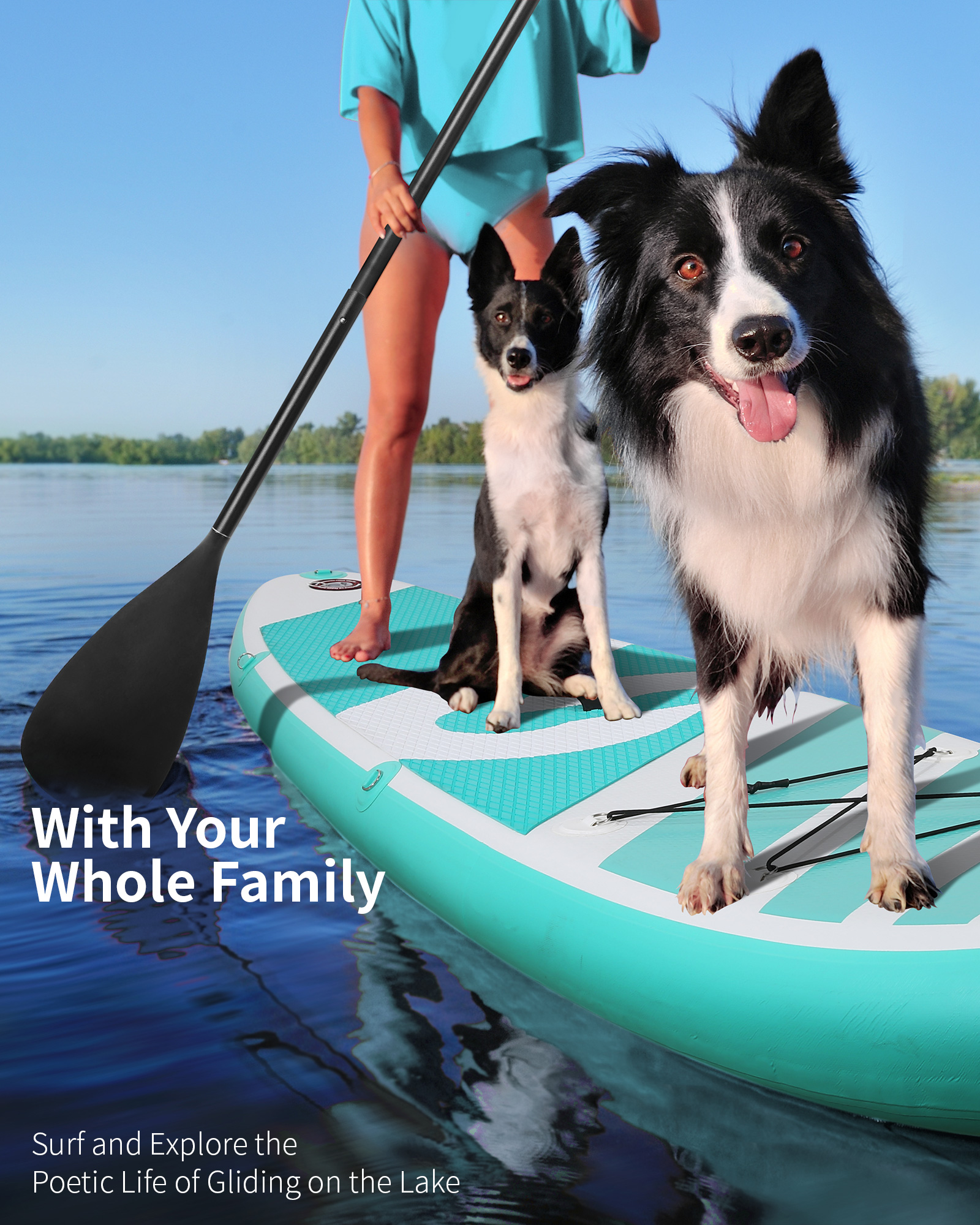 Naipo Inflatable Stand Up Paddle Board 10 Ft photo 6