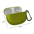 thumbnail image 3 of Injueey Funda para auriculares Protector de auriculares Estuche de almacenamiento antiarañazos Reemplazo de accesorios para Studio Buds Electrónica Verde, 3 of 6