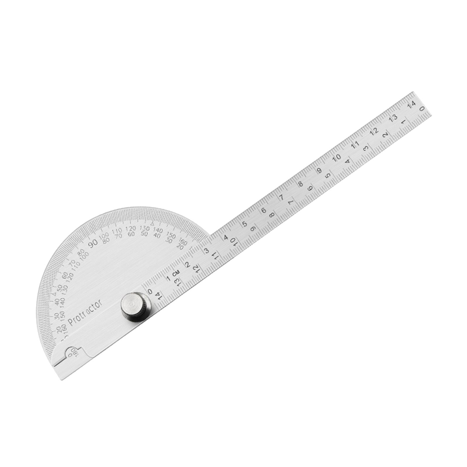 Angle Protractor Angle Finder Ruler Two Arm Stainless Steel Protractor Woodworki 