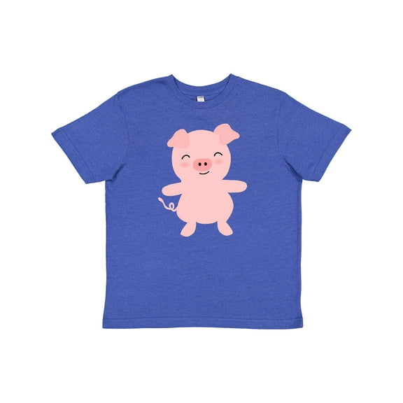 Inktastic Cute Pig Youth T-Shirt