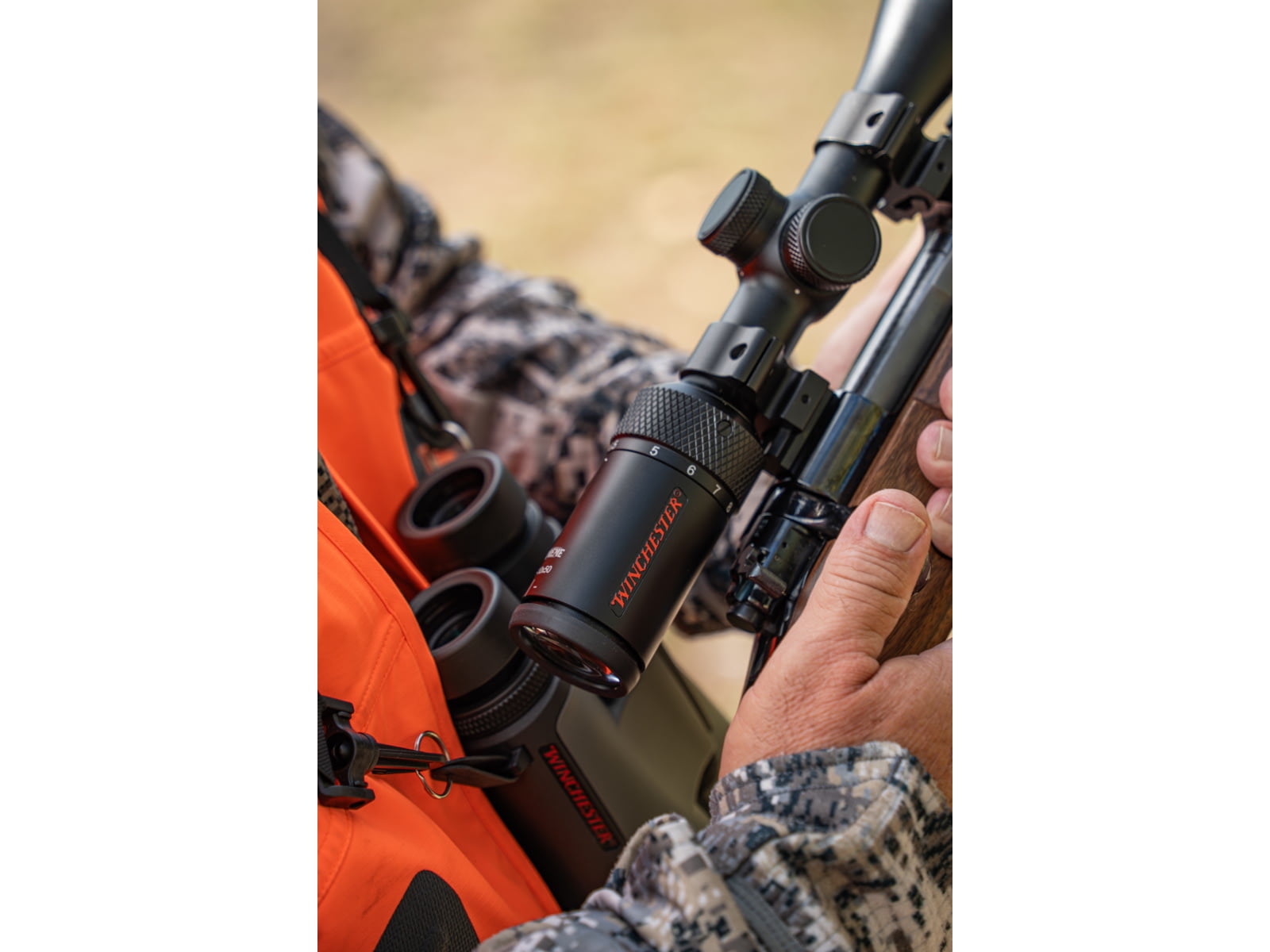 Winchester Supreme Optics mm 1 inch Tube Rifle Scope, Second Focal Plane, Plex Wire Reticle, Black