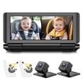 thumbnail image 1 of Cámara para auto para bebé Shynerk Baby 6,86" HD con visión nocturna infrarroja dual, 1 of 8