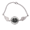 thumbnail image 1 of Pulsera Scary Circle Black Indian flamen sacerdote sacrificio Totem tattoo ilustración patron, 1 of 3