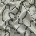 thumbnail image 4 of Kate Aurora Living 2 Pack Reversible Lattice Heavy Duty Thermal Room Darkening Curtain Panels - Gray, 84 in. Long, 4 of 6