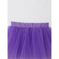 thumbnail image 5 of vastwit Girls Ballet Ballet Dance Tutu Skirts Crinoline Slip Petticoat Birthday Dress Up Underskirt Purple L, 5 of 7