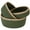 Green & Jute, variant on Sea Team 3-Pack Small Cotton Rope Storage Basket Set - Portable Round Organizers with Jute Braid for Small Items, Keys, Makeup & Trinkets