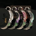 thumbnail image 5 of Serie de armas cuerpo a cuerpo Valorant de 22 cm, modelo de metal Reaver EP 5 Karambit, réplica de espada, juego 1:1, arma, cuchillo, juguetes, adornos, 5 of 5