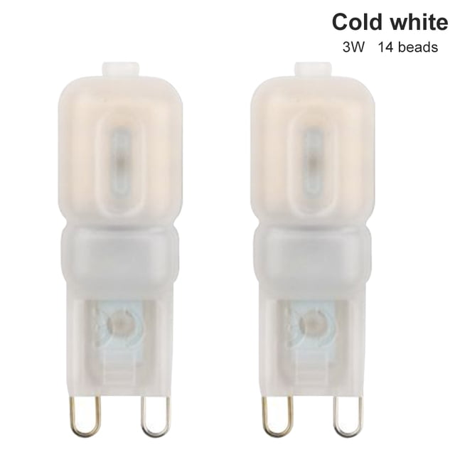 Toystoory 2 piezas Mini LED maíz ángulo de haz de luz lámpara regulable ahorro de energía cálido blanco frío bombillas de noche hogar sala de estar Iluminación novedosa Tipo 2 Toystoory HA002026-02