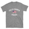thumbnail image 1 of Falls Church Virginia Patriot Men's Cotton T-Shirt, 1 of 1
