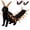 Gold, variant on Centipede Cat Costume 3D Halloween Cosplay Outfit ,Polyester Fabric Forms A Bold Segmented Crawler Look For Felines At Parties Photos And Seasonal Dress Up(Red)