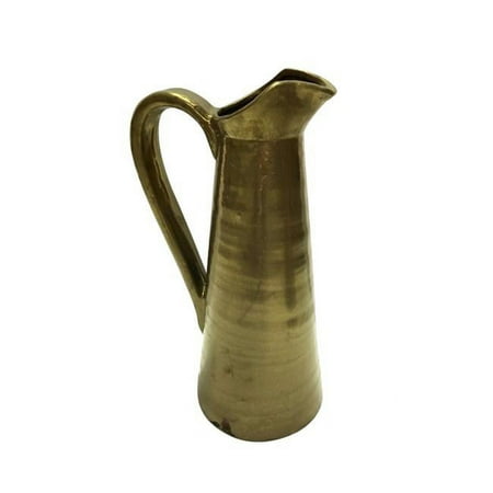 

Jeco HD-HADJ075 Ceramic Pitcher Gold Color