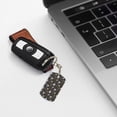 thumbnail image 5 of Wukai Cosmic Print Rectangular Metal Keychain: Sleek and Durable Key Ring for Securely Holding Keys Perfect for Everyday Use, 5 of 5