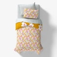 thumbnail image 4 of Mainstays Kids Daisy Reversible Comforter Set with Sheets, Twin, 5 Pieces, 4 of 9