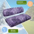 thumbnail image 5 of HUIACONG Purple Marble Pattern Anti-Scratch Golf Cart Seat Cover and Backrest Cover for Club Car Precedent 2 Person Seats Golf Carts, Machine Washable Universal Fit Golf Cart Seat Covers 2 Pack, 5 of 7