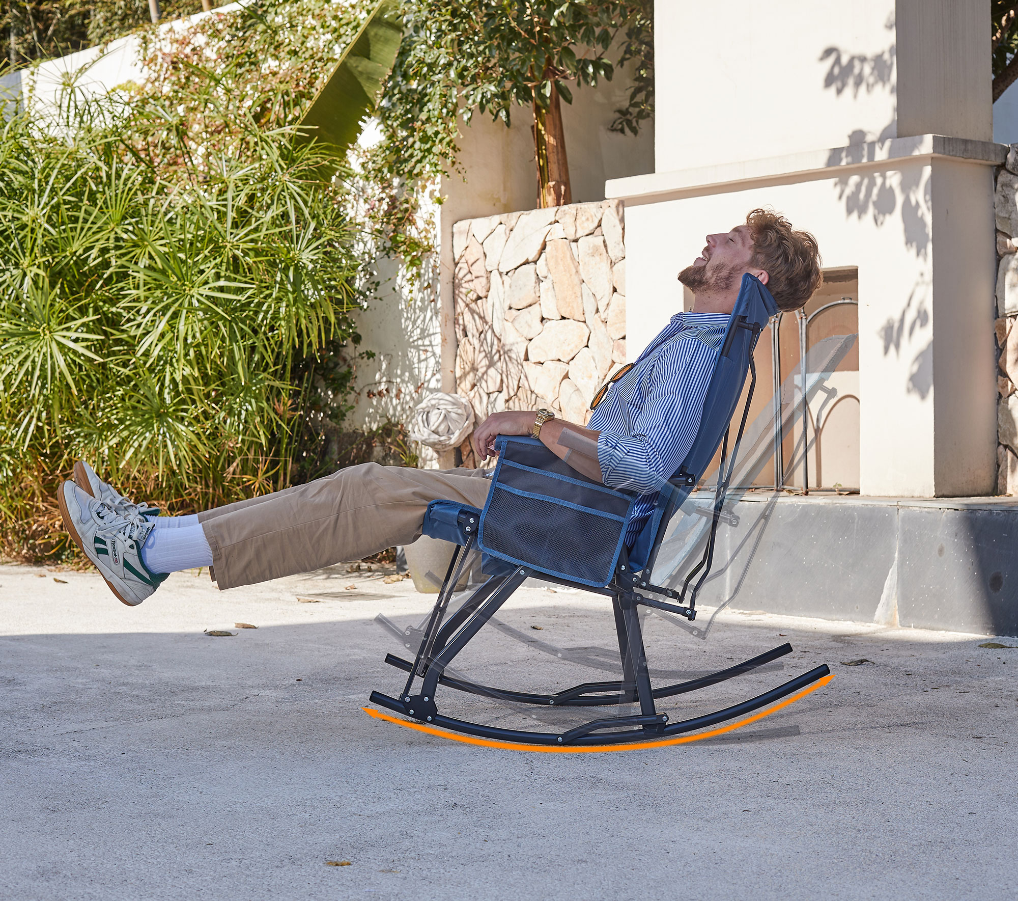 Portal Folding Camping Rocking Chair, 400 lbs photo 6
