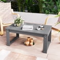 thumbnail image 7 of Yiwa Modern Simplistic Coffee Table, 34"x22"x16", Grey, 7 of 7