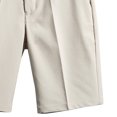 thumbnail image 4 of Pantalones cortos para hombre Pantalones cortos planos de pierna recta Pantalones holgados de color puro Pantalones cortos de moda coreanos de verano Caqui 32, 4 of 8
