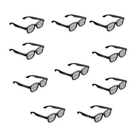 Black Natural Passive 3D Glasses Party Pack (10 Pair) Black Natural Passive 3D Glasses Party Pack (10 Pair)