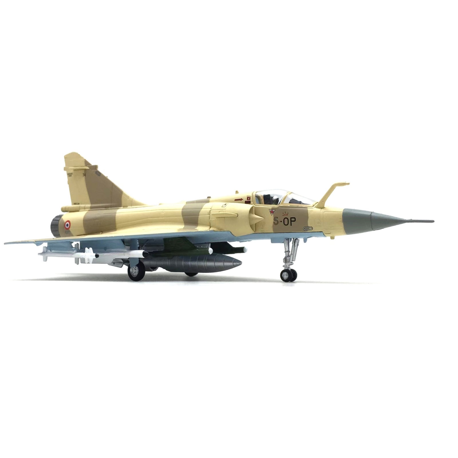 French Air Force Mirage 2000 Diecast Model Airplane for Father's Day Aviation-Themed Gift
