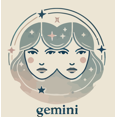 thumbnail image 2 of Gemini Zodiac Sign Adult Natural Crew Neck Short Sleeve Tee-Large, 2 of 4