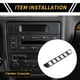 thumbnail image 2 of Cubierta de control del botón de interruptor de CA de consola de 1 pieza para Toyota Tacoma 2016-2023, cubierta del panel de aire acondicionado, patrón de fibra de carbono, ABS negro, 2 of 6