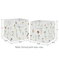 thumbnail image 3 of Sweet Jojo Designs Watercolor Floral Garden Sage Green Girl Fabric Storage Bins Set 2 Piece, 3 of 4