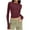 Wine, variant on ZZwxWA Long Sleeve Shirts for Women, Tight Fitted Compression Workout Cute Going Out Basic Tops Teen Girls Fall Trendy 2025