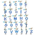 thumbnail image 4 of Maytalsory Key Rings For Car Keys Durable And Impact-resistant Gifts Alphabet Key Chain Letter Keychains DIY Q, 4 of 6