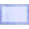 thumbnail image 1 of Ahgly Company Machine Washable Indoor Rectangle Solid Blue Modern Area Rugs, 8' x 12', 1 of 4