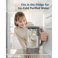 thumbnail image 3 of Maxblue GPWD Glass Water Pitcher Compatible with Waterdrop M6H Countertop Reverse Osmosis System, Grey, 3 of 9